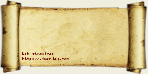 Una Prokopović vizit kartica